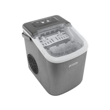 Imagem de Maquina de gelo praxis inox 12kg mgp12-ss - 220v
