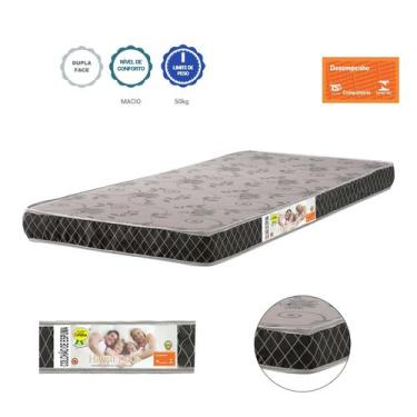 Imagem de Colchão Solteiro Espuma D20 Celiflex Firme Macio Preto 12cm Altura