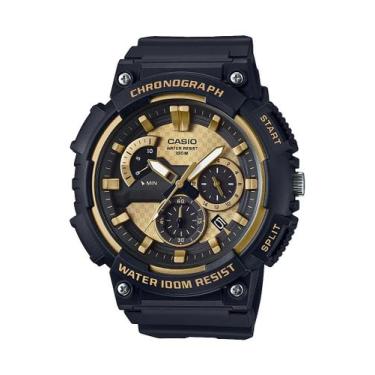 Imagem de Relógio Casio MCW200H Series - Analógico Masculino Preto/Dourado