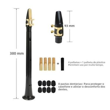 Imagem de Saxofone Mini Portátil Bolso - Com Saco de Transporte, Trombeta