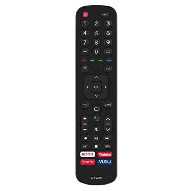 Imagem de AIDITIYMI Controle remoto infravermelho de substituição ERF2A60 compatível com Hisense Smart Android TV 50H8F 43H6570F 50H6570F 55H6570F 65H6570 55H9020F 55H9030F 55H9040F 55H9050F 55H9070F F 55H9 F1