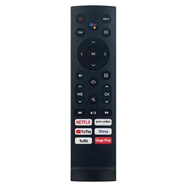 Imagem de ECONTROLLY Controle remoto de voz de substituição ERF3B90H adequado para Hisense TV 75U7G 55U7G 65U7G 55U8G 65U8G 75U9DG 65A53FUA 43A53FUA 75A53FUA 50A66FUA 55A53FUA 55A66FUA 50A53FUA 50A53FUA