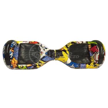 Imagem de Hoverboard Infantil Skate Elétrico Arte Urbana Led Grafite