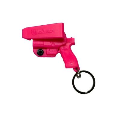 Imagem de Chaveiro Holster Bélica Coldre E Pistola Removível Rosa