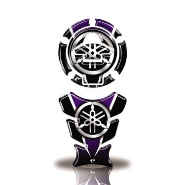 Imagem de Kit Protetor Tanque Moto Yzf-R3 Mt Tenere Yamaha Azul Cor Azul