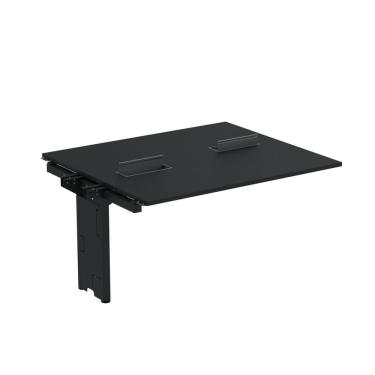 Imagem de Complemento De Mesa Plataforma Para Coworking Para 2 Pessoas 160x120 Preto