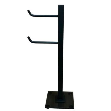 Imagem de Papeleira De Chão Luxuosa Maciça Metal - Preto