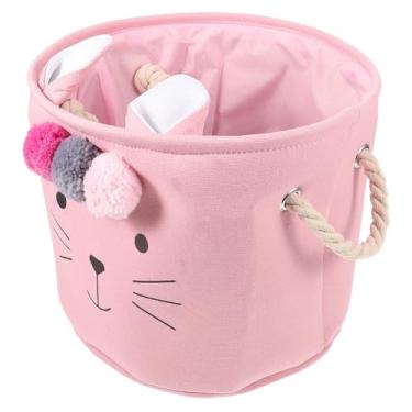 Imagem de MAGICLULU Roupa Tecido Leve com Design Adorável Organizador de Armazenamento Roupas Brinquedos e Berçários e Quartos Femininos