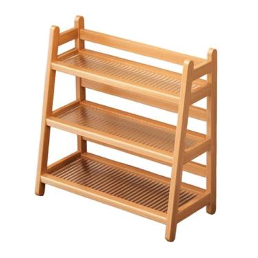 Imagem de SiaBiced Organizador de xarope de café, prateleira para balcão de cozinha, suporte para temperos, porta-tempero para cozinha, Marrom