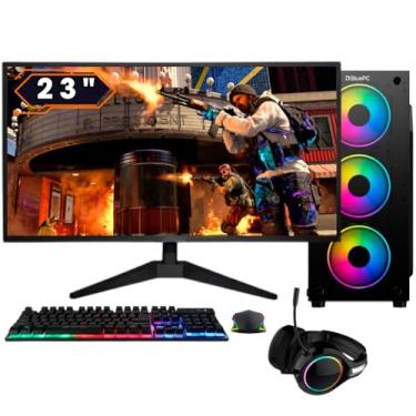 Imagem de PC Gamer Completo BluePC FIRE - AMD Ryzen 5 5600GT, 16GB DDR4, Radeon VEGA, SSD 1TB, Fonte 500W, Monitor 23" Full HD 75Hz - PG2E-1032FI