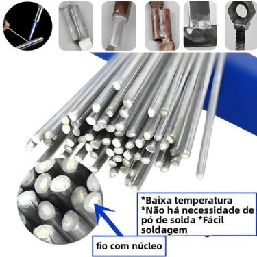 Imagem de Hastes De Solda De Alumínio De 2mm, 10 Peças, Solda De Fio Fundido De 