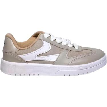 Imagem de Tênis Moleca Feminino Casual Confortável Original, Cinza branco, 36