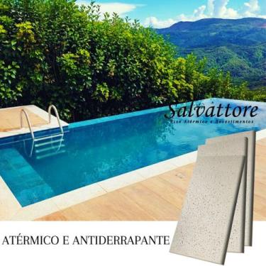 Imagem de Borda Atérmica e Antiderrapante 50x25x1,5cm BRANCO KIT COM 10 UNIDADES