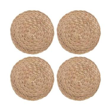 Imagem de Jg porta copos panama 4pcs cas home style, NATURAL