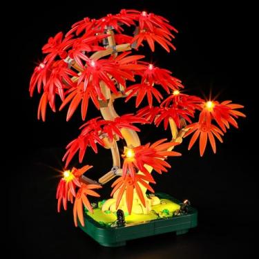 Imagem de YEABRICKS LED Light for 10348 Botanical Japanese Red Maple Bonsai Tree Building Blocks Model (Building Set NOT Included)