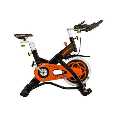 Imagem de Bicicleta Spinning Athletic Advanced 7000BS Suporta 120kg Preto e Laranja