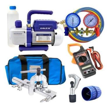 Imagem de Kit Básico P Refrigeração E Ar Condicionado Bomba De Vacuo - Kit Básic