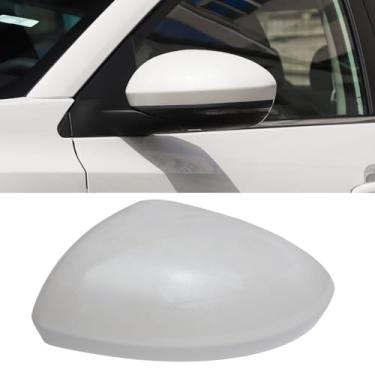 Imagem de Moonlinks Compatível com Nissan Sentra 2020 2021 2022 2023 2024 substituição da capa do espelho lateral, branco pérola, lado do motorista, clipe para Sentra S/SR/SV/Sense/Advance/Exclusivo