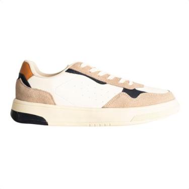 Imagem de Sapatênis Enzo Ribeiro Branco Com Bege, Off white, 43