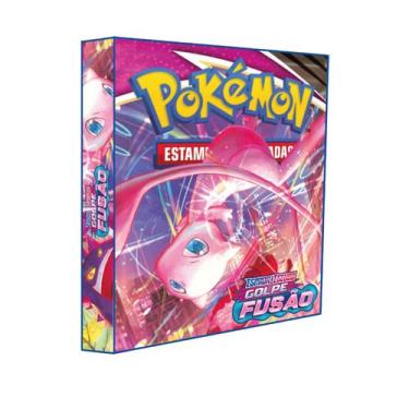 Imagem de Álbum Pasta Fichário Pokemon Espada e Escudo Golpe e Fusão Rosa Reforç