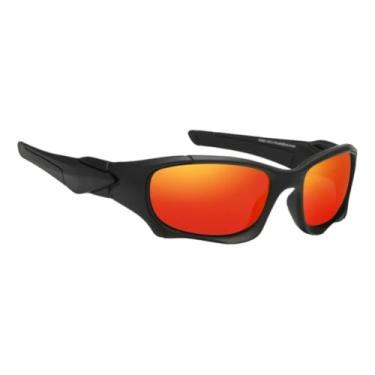 Imagem de Óculos De Sol Kdeam Esportivo Masculino Polarizado Kd0623 (Vermelho)