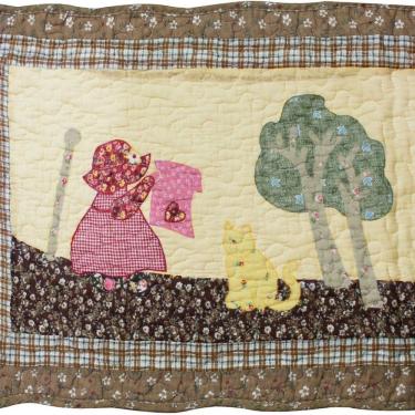 Imagem de Tapete Patchwork Camponesa 100% Algodão 2,40m x 41cm