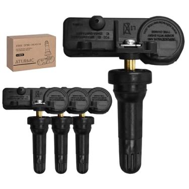Imagem de ATURMC Pacote com 4 sensores TPMS para sistema de monitor de pressão de pneu Ford F150 315MHZ para Ford F150 F250 F350 F450 F550, Escape, Fusion, Lincoln MKX MKC, Mercury Replaces# 9L3Z1A189A