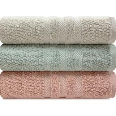 Imagem de Jogo de Toalha Vanilla Extra Soft em Algodão 3 Peças Banho Buddemeyer