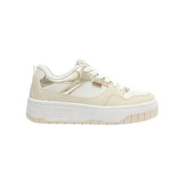 Imagem de Tenis Feminino Anacapri Emma Multicolor Casual Creme-Feminino