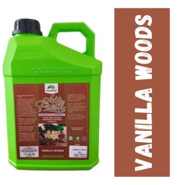 Imagem de Home Spray Profissional Aromatizador De Ambientes  Automotivo Airfresh 12Horas Vanilla Woods 5Lt Maxbio