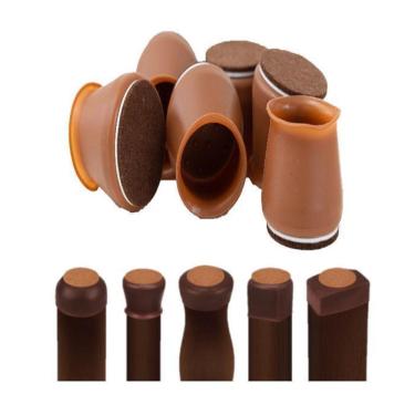 Imagem de Capa Silicone com Feltro p/ Pé de Móveis - Geoprotector