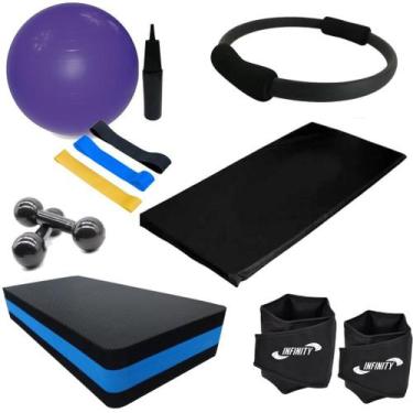 Imagem de Kit Funcional Para Treino Aeróbico E Fortalecimento Com Step - Infinit