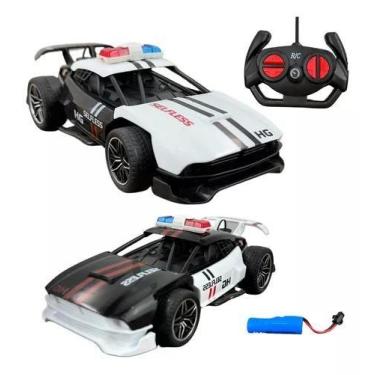 Imagem de Brinquedo Carrinho Polícia de Controle Remoto Recarregável - Toys