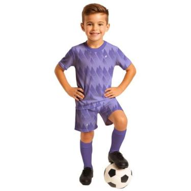 Imagem de Conjunto Uniforme Infantil Dry Fit Esportivo Para Futebol - Dsportivo,