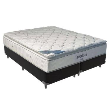 Imagem de Cama Box King E Colchão Freedom Ortobom D33 Preto