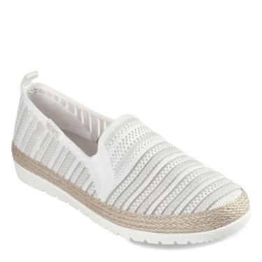 Imagem de Skechers Tênis feminino BOBS Flexpadrille 3.0 - Moon Edge Slip-On, Branco multi, 39