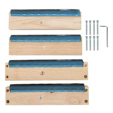 Imagem de Moldura de tira de bordado Munefe, estrutura de tufos de tapete, moldura de tufos com espinhos, adequado para remover e recolocar tecido