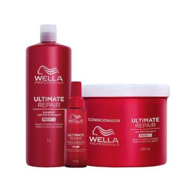 Imagem de Kit Wella Professionals Ultimate Repair - Shampoo 1000ml e Condicionad
