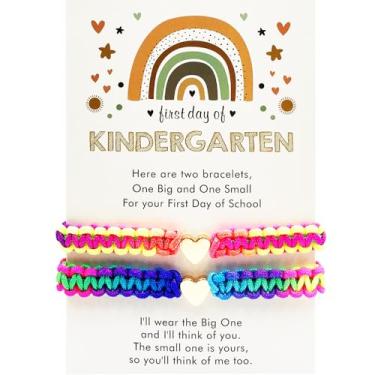 Imagem de CSIYANJRY99 Presentes de volta às aulas Mommy and Me com pingente de coração de casamento - Presentes de primeiro dia de escola para mãe e filha professoras, One Size, Couro, Sem Pedra Preciosa