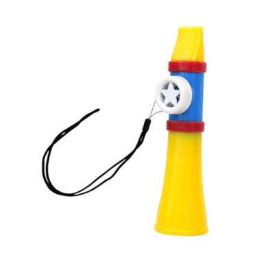 Imagem de menolana Flauta Kazoo Instrumento Musical Leve Lembrancinhas de Festa Presente Educativo Acompanhamento Brinquedo Fácil de Tocar para Ukulele Crianças Adultos, Amarelo