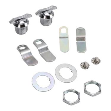 Imagem de Trava de came deslocada de compartimento para trailer, giro de polegar de 1,5 cm para gaveta de caixa de correio de armário - Medida para fechadura de porta de armazenamento