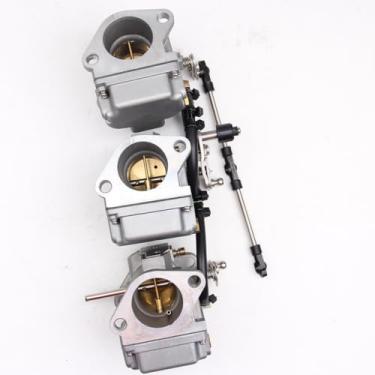 Imagem de BH-Motor Novo carburador para motor de popa Mercury 2 tempos 75 85 90 HP WME-87 substituir # 824854T9 824854T10 824854T11