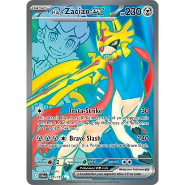 Imagem de Pokemon - Hop’s Zacian ex 176/159 – Journey Together – Full Art Ultra Rare – Foil Single Card