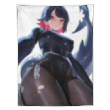 Imagem de LIEGBMEU Sexy Bikini Hot Anime Girl Tapeçaria 152.4 cm x 203.2 cm Interior Exterior Wall Quilt Art Decoração de Tapeçaria Caprichosa, AE25