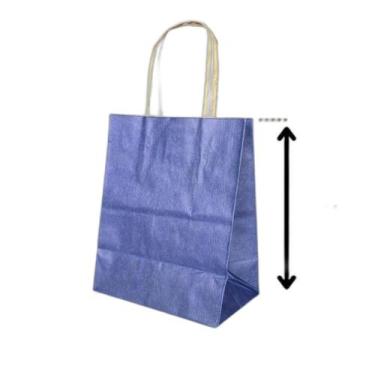 Imagem de 10 Sacola De Papel Kraft Presente Colorida 13,5X8X16Cm - Db