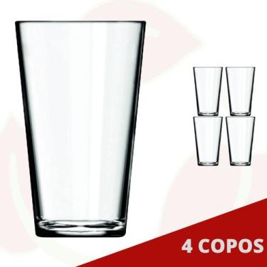 Imagem de 4 Copo de Vidro Cairo Transparente Nadir Suco Água Bebidas - NADIR FIG