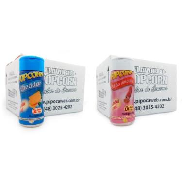 Imagem de Temperos Para Pipoca Cx 12 Un - Cheddar E Sal Do Himalaia - Flavored P
