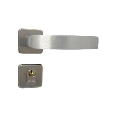 Imagem de Fechadura Torino Roseta Alumínio para Porta Externa - Mgm, Tamanho: Ex