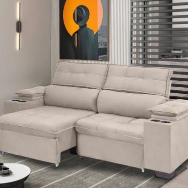 Imagem de Sofá Manaus 180cm Retrátil e Reclinável - Ares Estofados