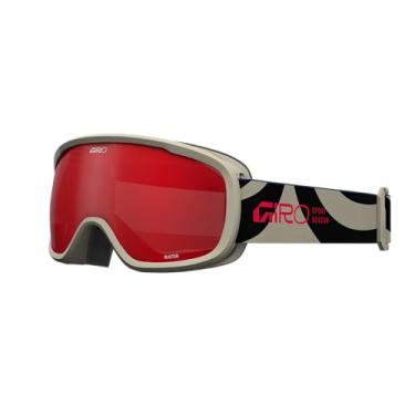 Imagem de Giro Óculos de esqui Buster Kids - Óculos de snowboard para jovens, meninos, meninas - fluxo preto - âmbar escarlate